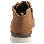 Waldl&auml;ufer Schn&uuml;r-Stiefelette aus hochwertigem Nubukleder CAMEL