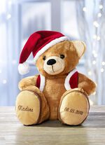 Individuell bestickbarer Weihnachtsteddybär 