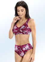 Zweierpack Slips mit farbharmonischem Floraldessin 