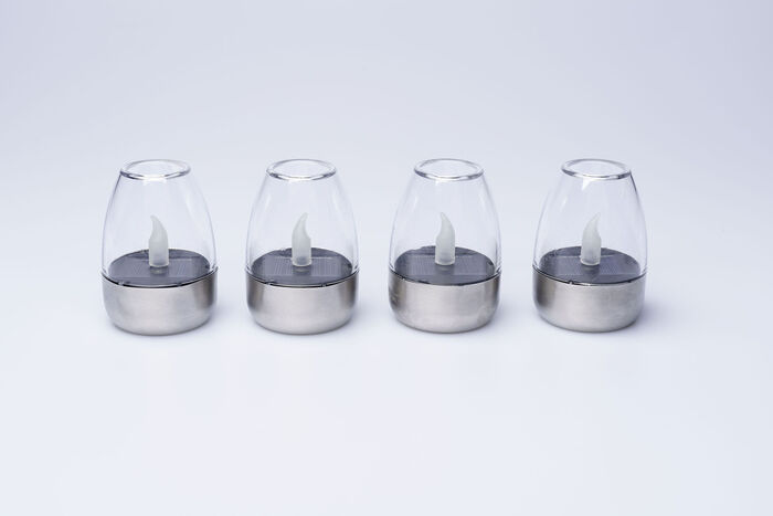 Solar-Windlichter, 4er-Set 