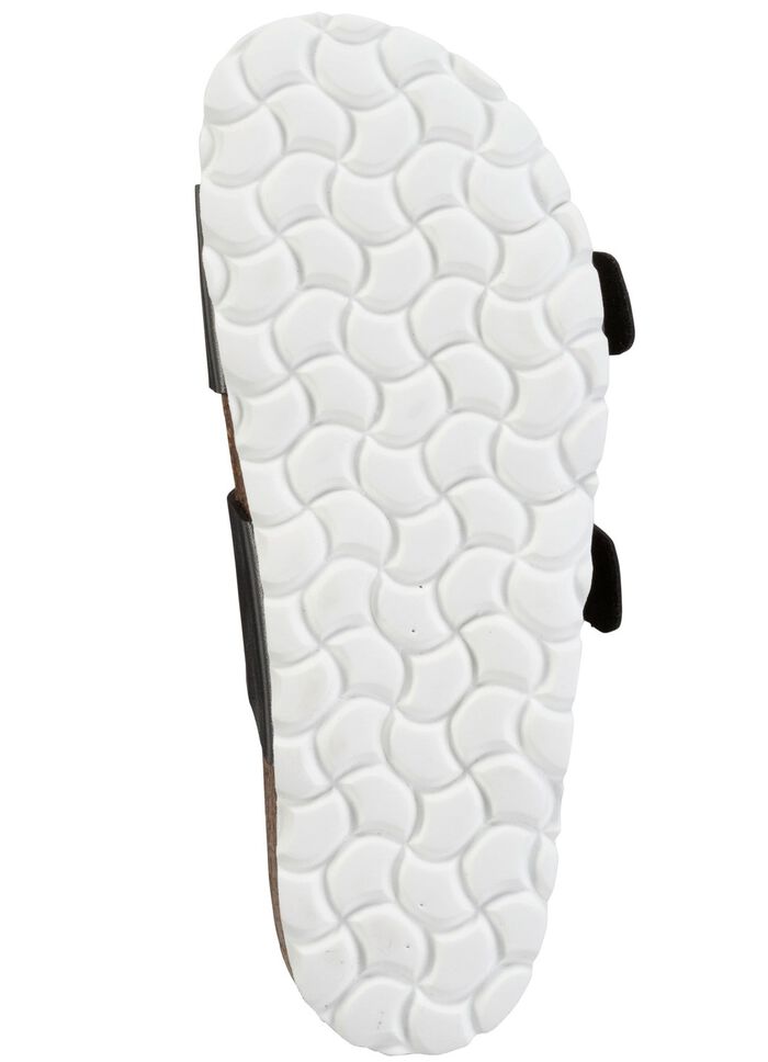 ELENA EDEN Pantolette mit Glitzersteinchen verzierten Schließen ONYXSCHWARZ