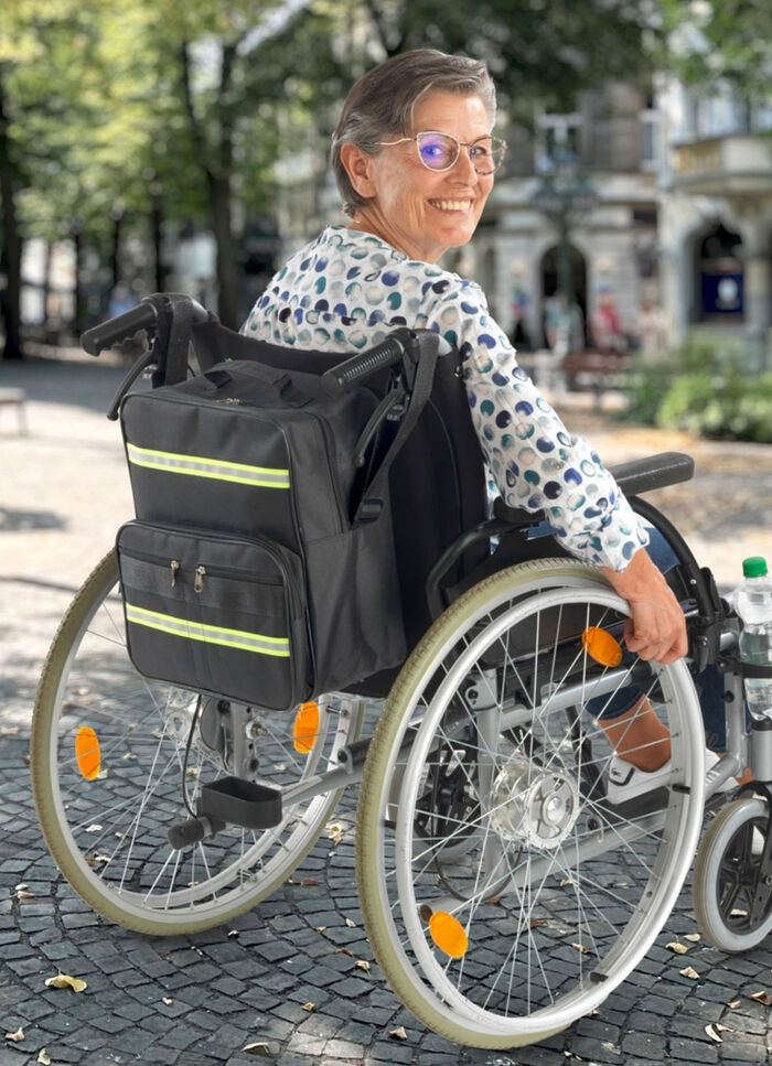 Wetterfeste Rollstuhl-/Rollator-Tasche 