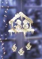 Fensterbild aus Holz 