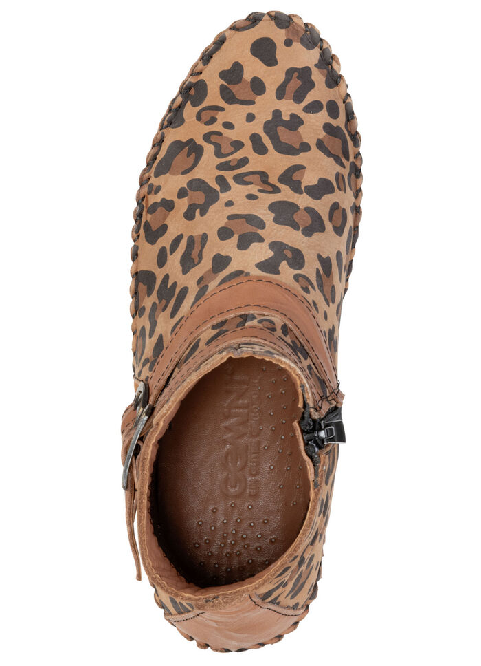 Gemini, trendige Damen-Boots, Weite G, mit herausnehmbarem Fußbett BRAUN