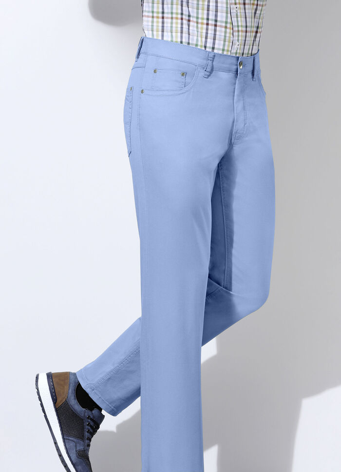 Sommerliche Hose von "Suprax" in 3 Farben HELLBLAU