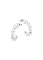 Elegante Creolen mit Süßwasser-Zuchtperlen 