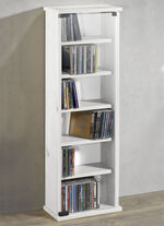 Vitrine mit ESG-Sicherheitsglas für 150 CDs WEISS