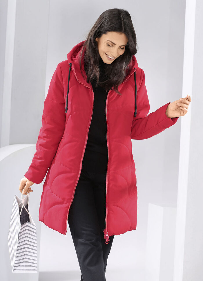 Kurzmantel mit 2-Wege-Reißverschluss 