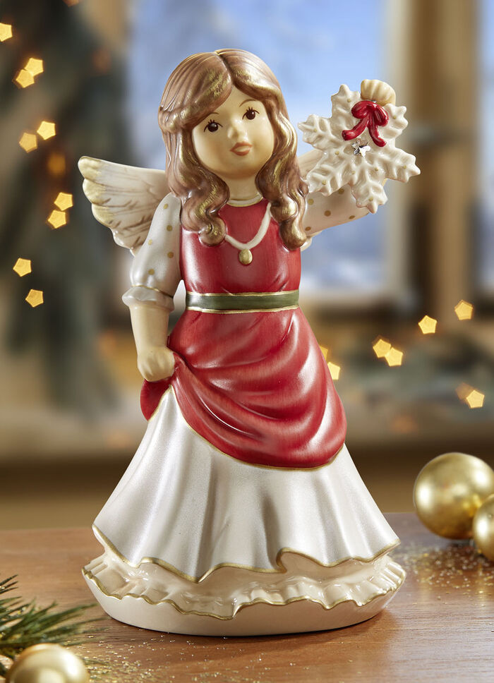 Engel mit Schneeflocke 