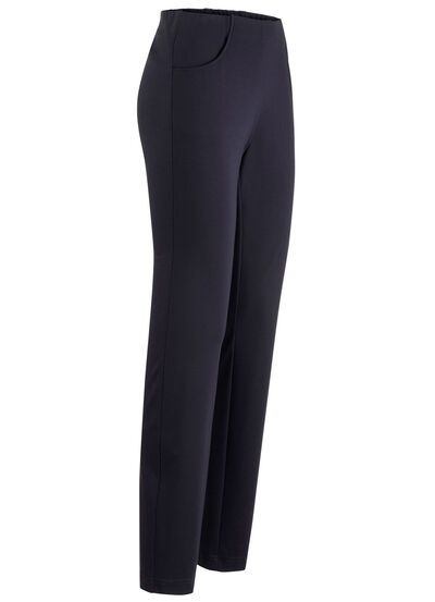 Hose mit angeschnittenem Bund 