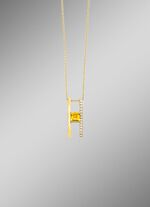 Edler Anh&auml;nger mit Citrin und Brillanten 