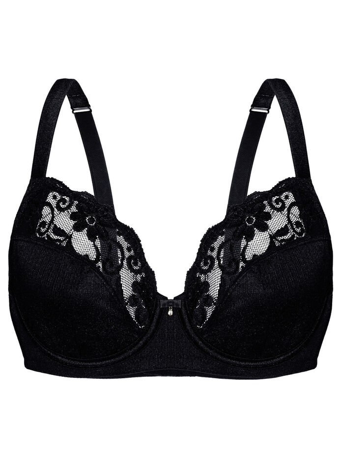Sassa Bügel-BH mit elastischer Spitze SCHWARZ