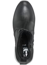 Stiefelette aus weichem Nappaleder SCHWARZ