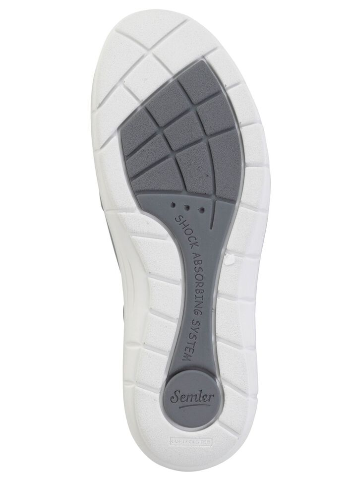 ELENA EDEN Slipper aus hochwertigem Veloursleder mit Zier-Perforation BLEU