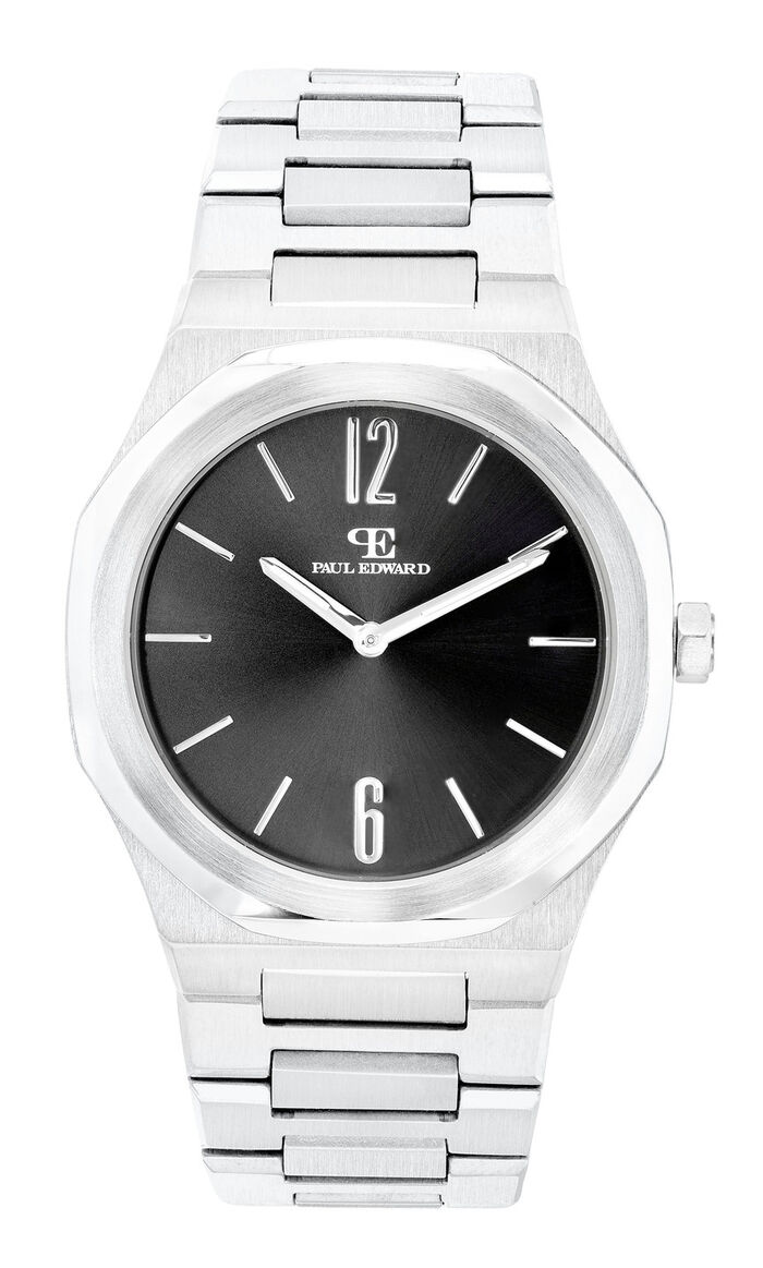 Quartz-Herrenuhr mit Edelstahlbandgeh&auml;use 