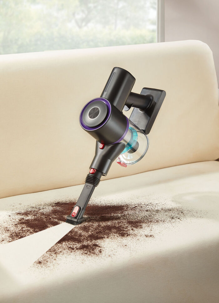 Akku-Staubsauger ORANGE-ROT-SCHWARZ