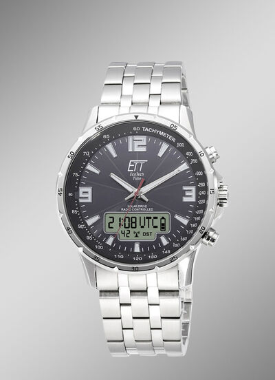 Sportliche Funk-Solar-Herrenuhr 