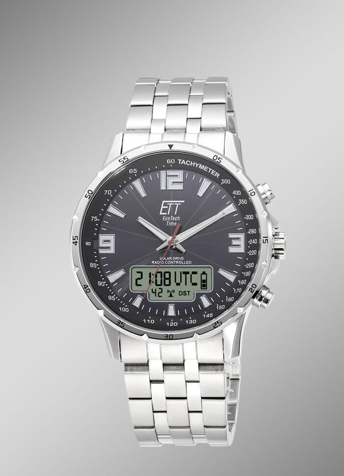 Sportliche Funk-Solar-Herrenuhr 