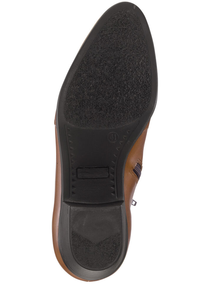 Stiefelette mit Innenreißverschluss COGNAC