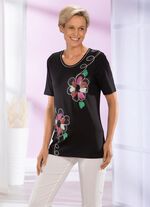 Shirt mit Glimmer-Effekt im Vorderteil 