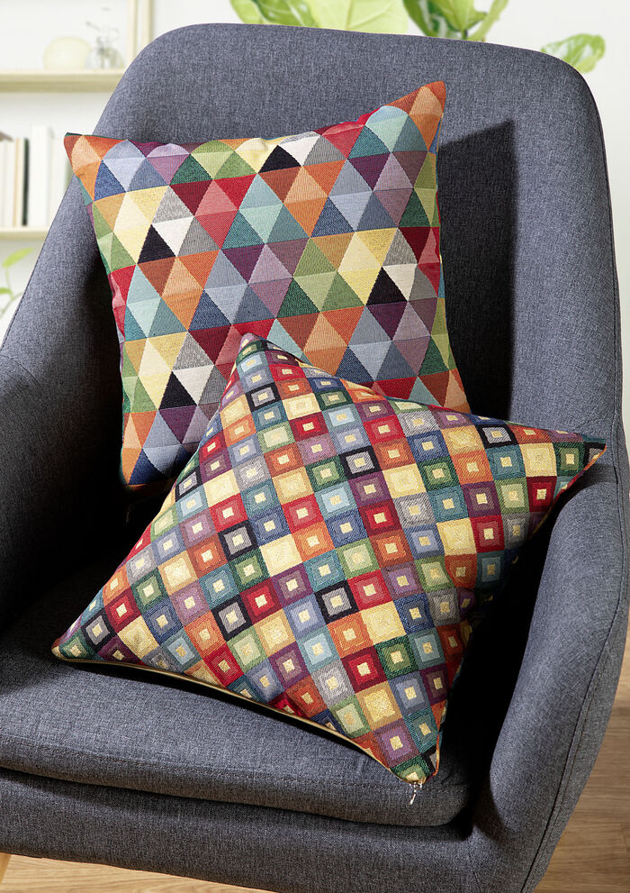 Farbenfrohe Kissenbezüge mit Reißverschluss BUNT