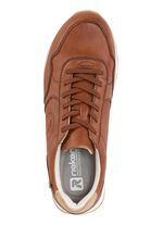 Sneaker aus Nappaleder COGNAC