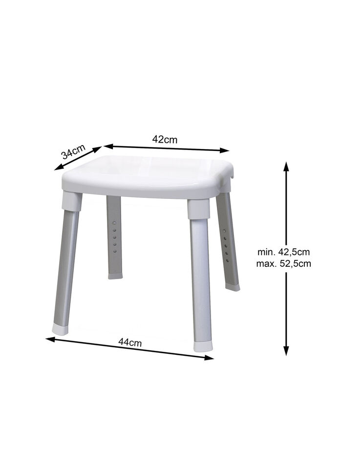Dusch- und Badehocker mit extra großer Sitzfläche 