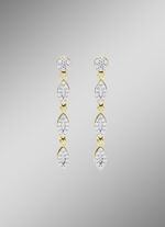 Schicke Ohrstecker mit 80 Brillanten 