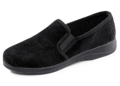 Klassische Herren-Hausschuhe, mit Gummizug 