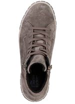 ELENA EDEN Schn&uuml;r-Bootie mit zwei Seitenrei&szlig;verschl&uuml;ssen TAUPE