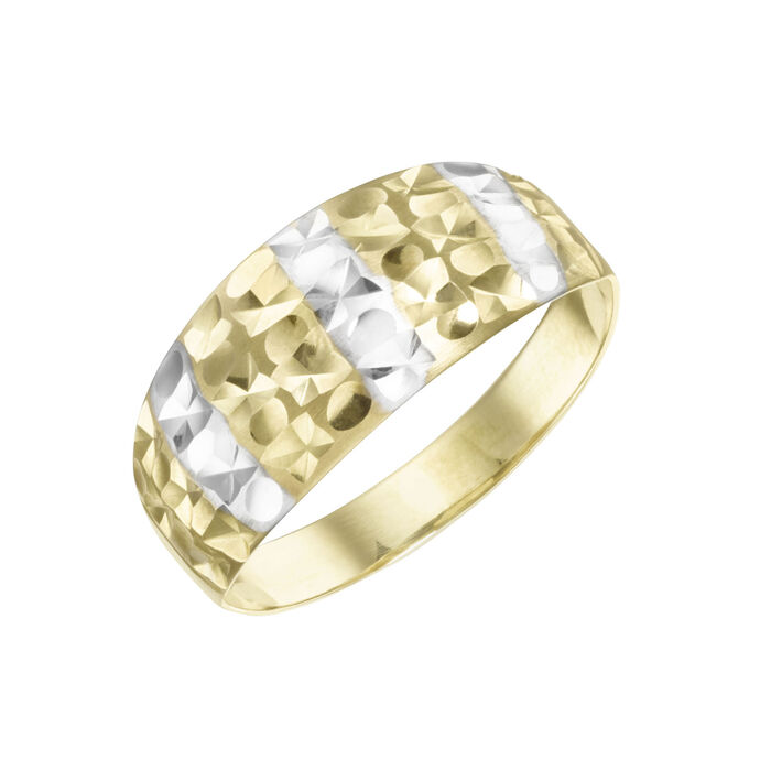 Faszinierender Damenring in Bicolor 