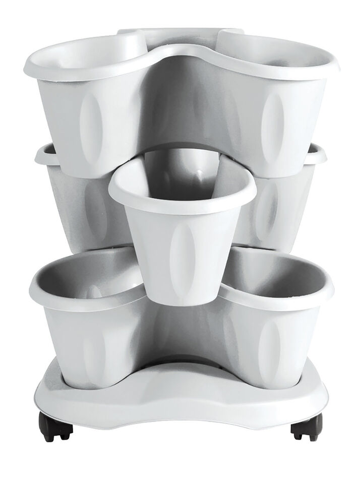 Pflanzturm Trifoglio WEISS