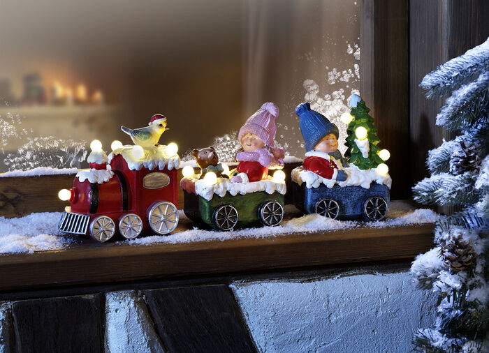 Batteriebetriebener LED-Weihnachts-Zug 