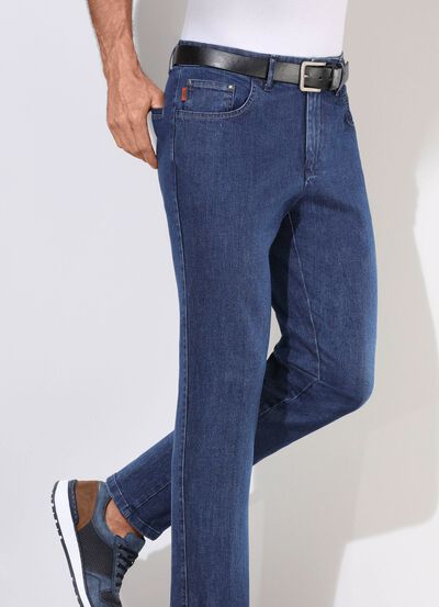 "Francesco Botti"-Jeans mit Dehnbund in 3 Farben 