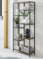 Modernes Regal SCHWARZ-EICHE