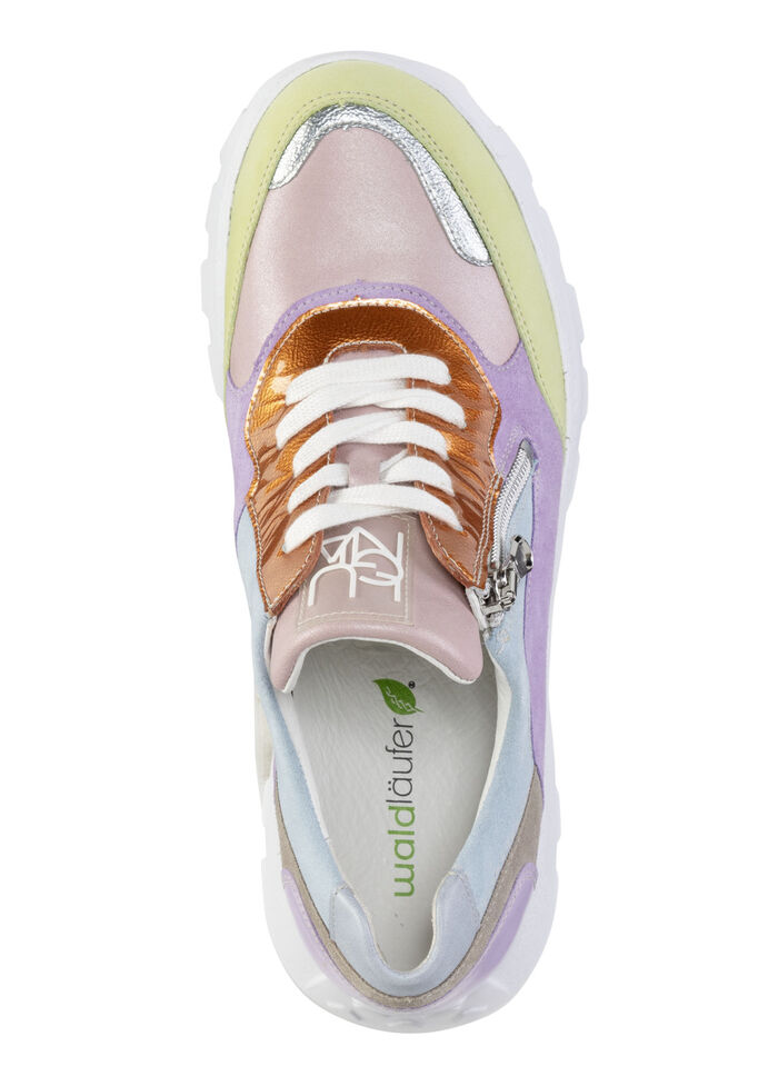Waldläufer, trendige Damen-Sneaker, Weite H, mit herausnehmbarem Fußbett MULTICOLOR