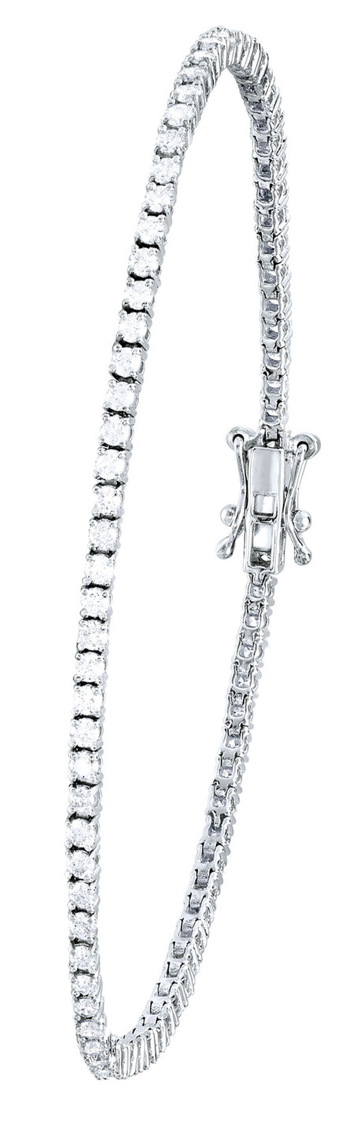 Hochwertiges Wei&szlig;gold Armband mit Brillanten 