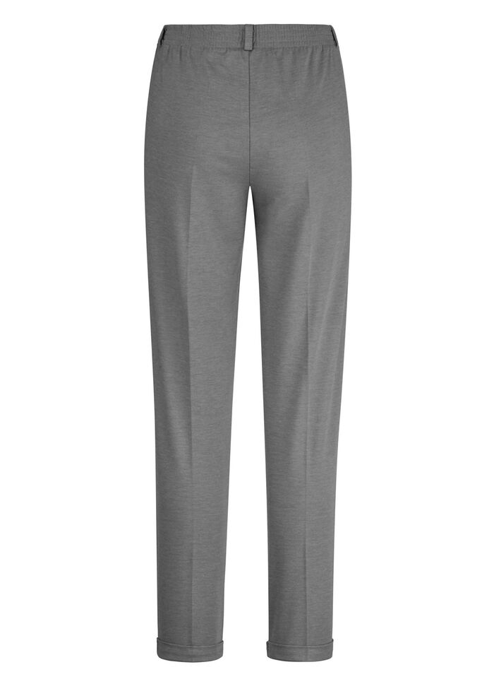 Hose mit rückwärtigem Dehnbundeinsatz ANTHRAZIT MELIERT