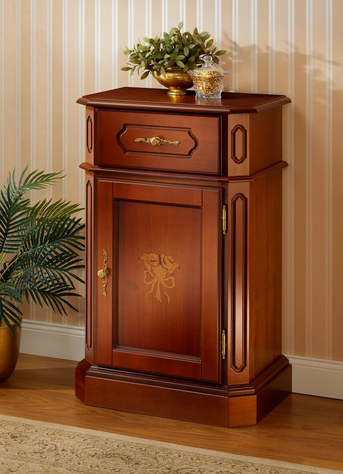 Kommode, 1-t&uuml;rig NUSSBAUM