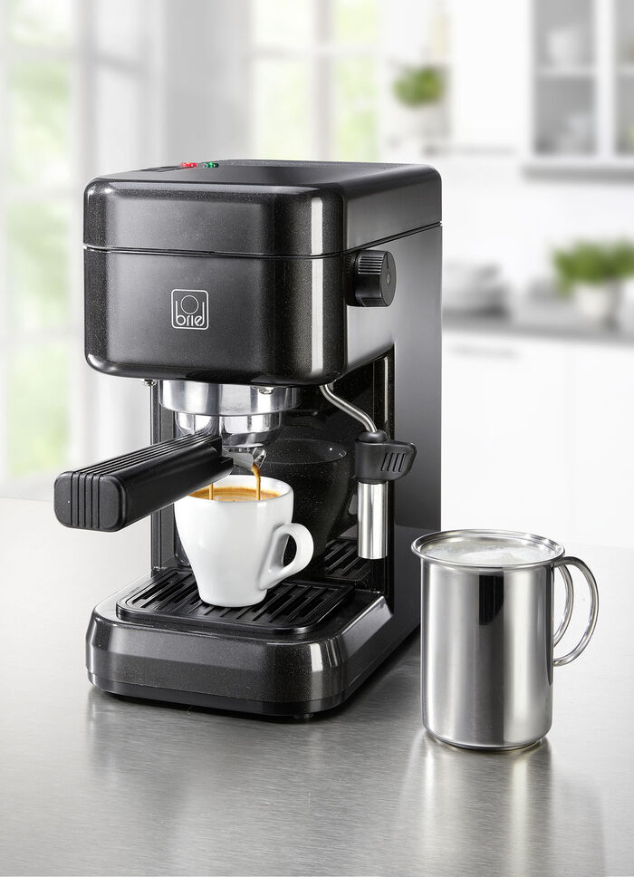 "BRIEL" Espressomaschine SCHWARZ