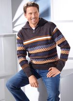 Troyer mit kurzem Rei&szlig;verschluss 