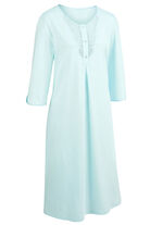 Nachthemd, wadenlang mit Tüllstickereispitze GLETSCHER