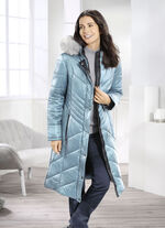 Mantel mit abnehmbarer Kapuze 