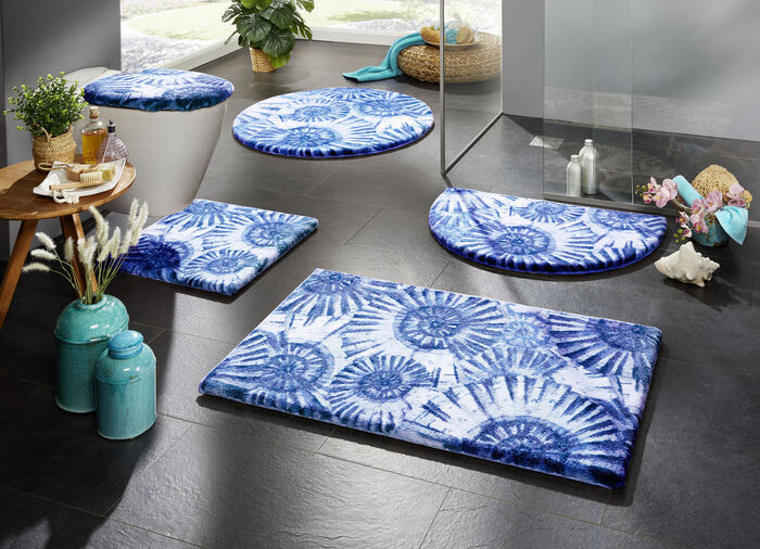 Badvorleger mit rutschhemmender Rückseite AQUA