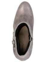 Andrea Conti, trendige Damen-Stiefeletten, mit Rei&szlig;verschluss ANTIKSILBER