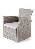 Garten-Lounge, 4-teilig mit Auflagen 