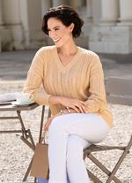 Pullover mit edlen Glitzerakzenten 