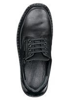 GINO GALANTE, klassische Herren-Schn&uuml;rschuhe, mit herausnehmbarem Fu&szlig;bett SCHWARZ