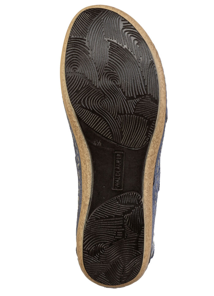 Waldl&auml;ufer, bequeme Damen-Sandalen, Weite H, mit herausnehmbarem Fu&szlig;bett JEANS