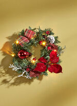 Beleuchteter Wandkranz mit Timerfunktion 